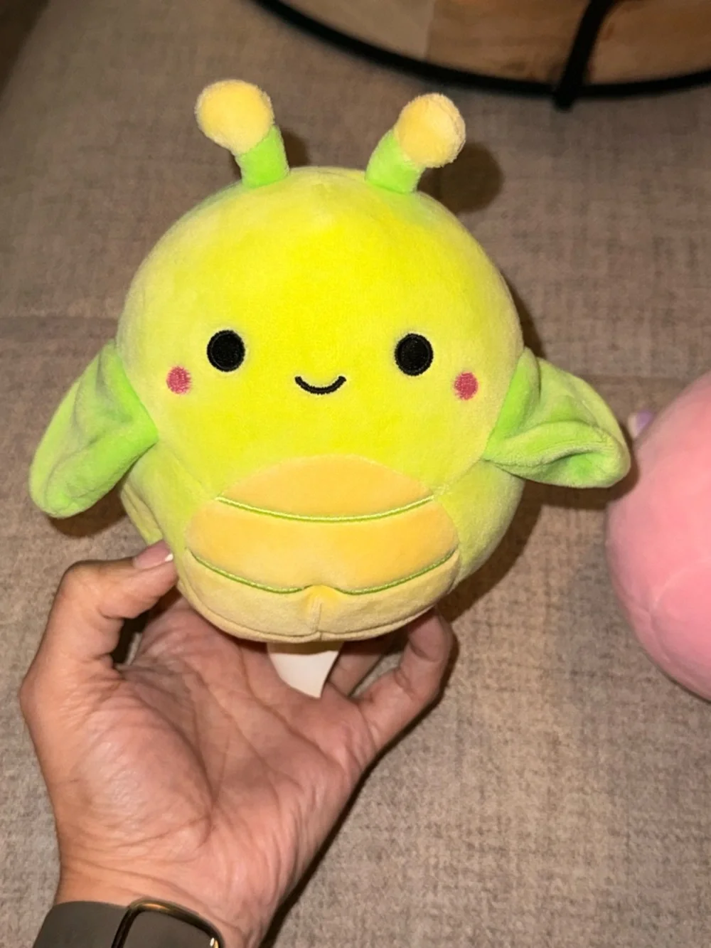 Squishmallows Mini Plush Set 🧸 2 Pack Green Yellow Bug & Pink Purple Pig Toys